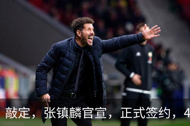 敲定，张镇麟官宣，正式签约，4年2400万，获妻子支持